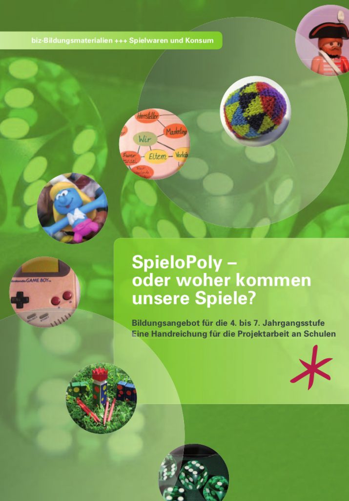 Cover der Broschüre "SpieloPoly - oder woher kommen unsere Spiele?"