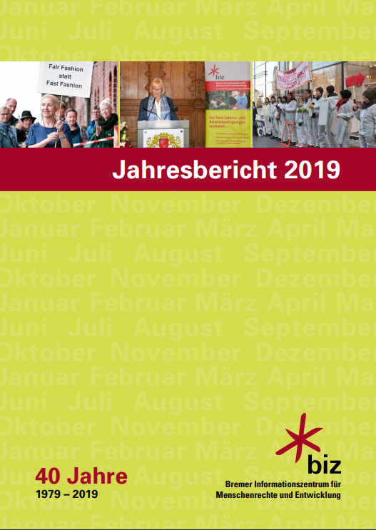 Cover vom Jahresbericht 2019