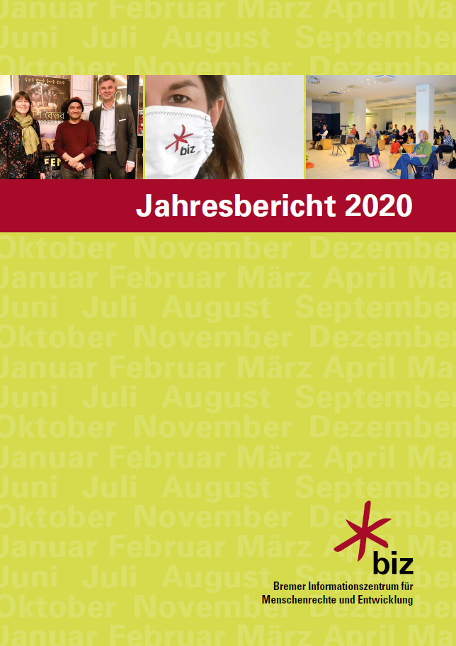 Cover vom Jahresbericht 2020