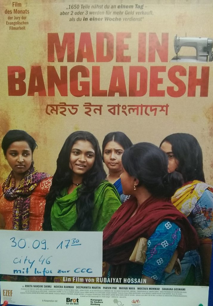 Filmplakat zum Film "Made in Bangladesh"