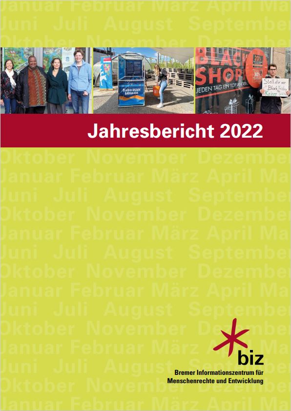 Cover vom Jahresbericht 2022