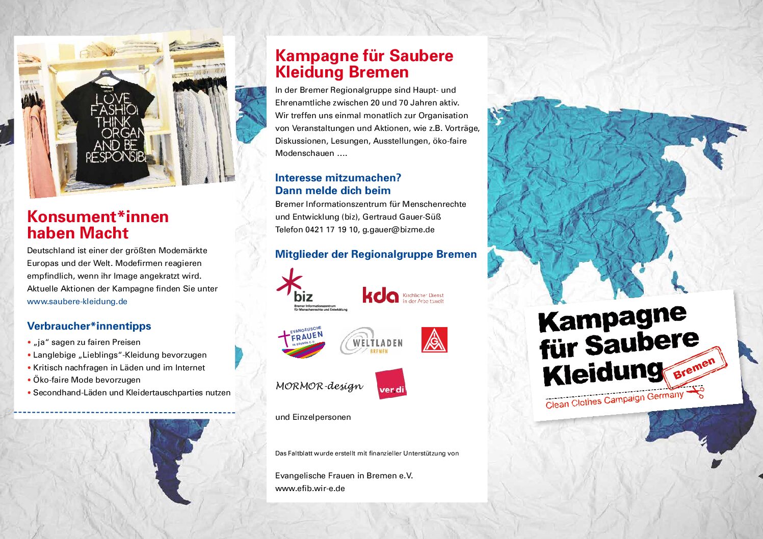 Monatstreffen der Kampagne für Saubere Kleidung